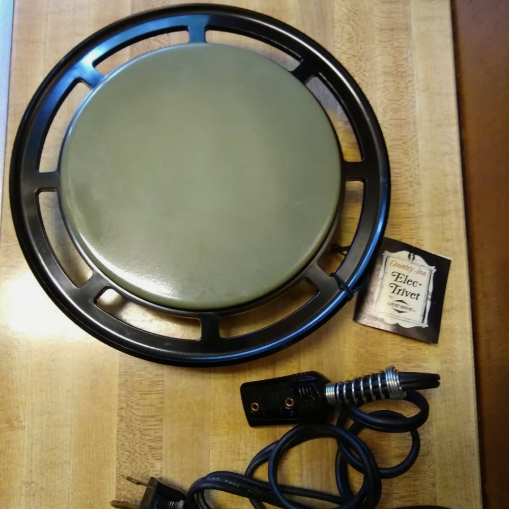 Vintage Electric Trivet by West Bend